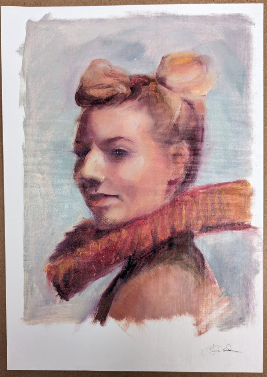 'Circus' Original oil sketch