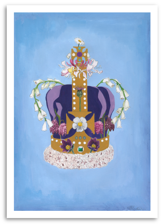 'Crown of Flowers' Giclee Print