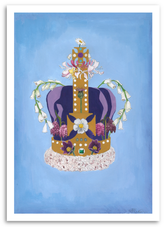 'Crown of Flowers' Giclee Print